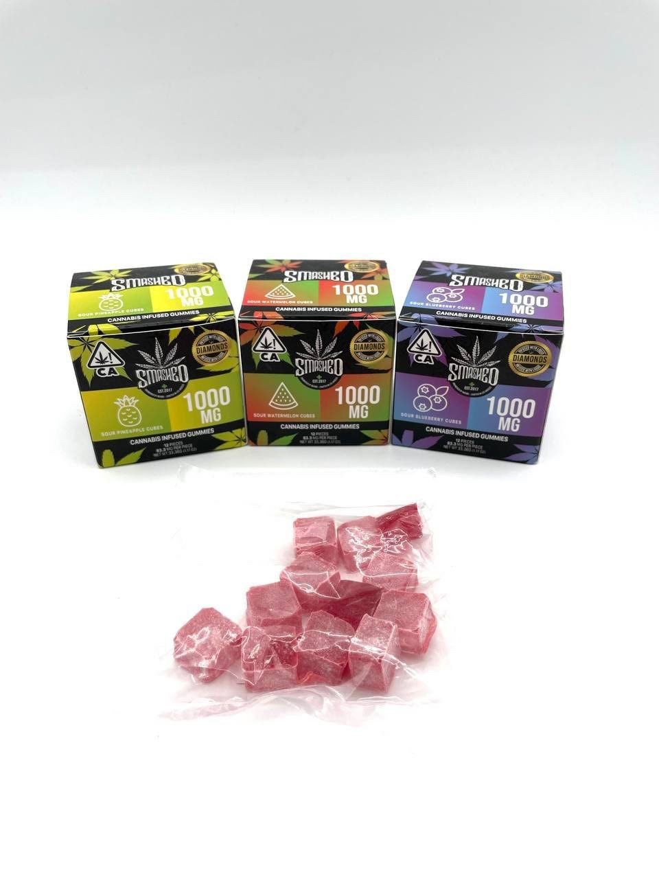 IMG 74F92F8DEB3E 1 1 Smashed Cannabis Infused Gummies 1000MG