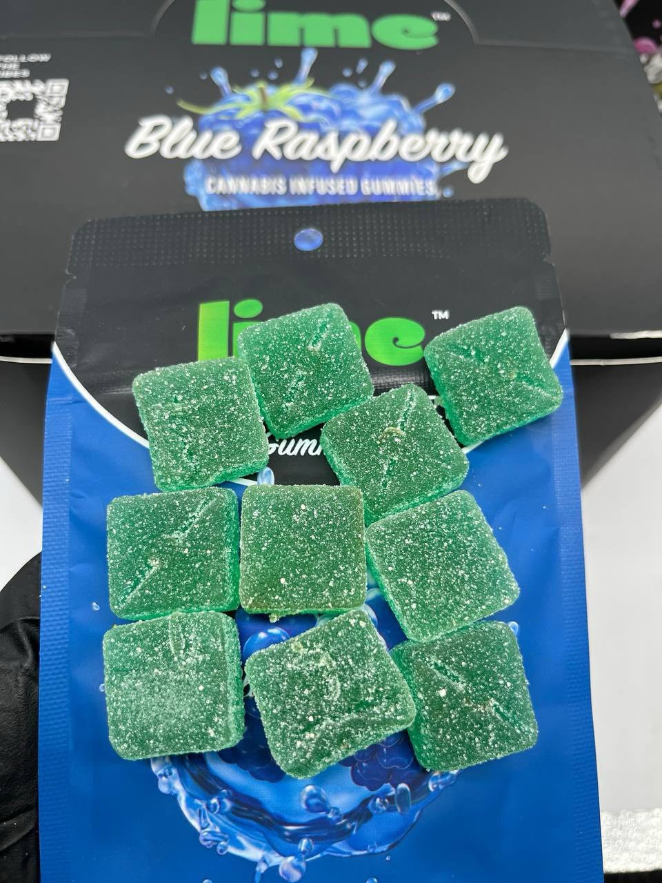 IMG B90F6ECF75D4 2 1 LIME LIVE RESIN GUMMIES – 100MG THC - Image 3