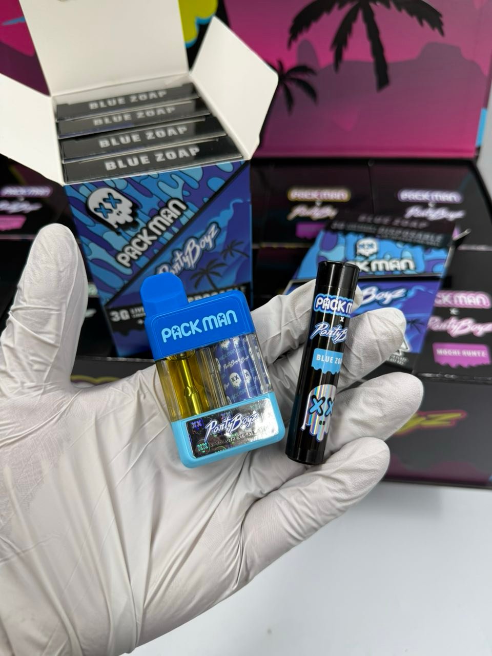JPEG image 403D A2C2 0E 0 1 PACKMAN X PARTYBOYZ 3G DISPOSABLE + 0.5G INFUSED PRE-ROLL | LIVE RESIN LIQUID DIAMONDS - Image 2