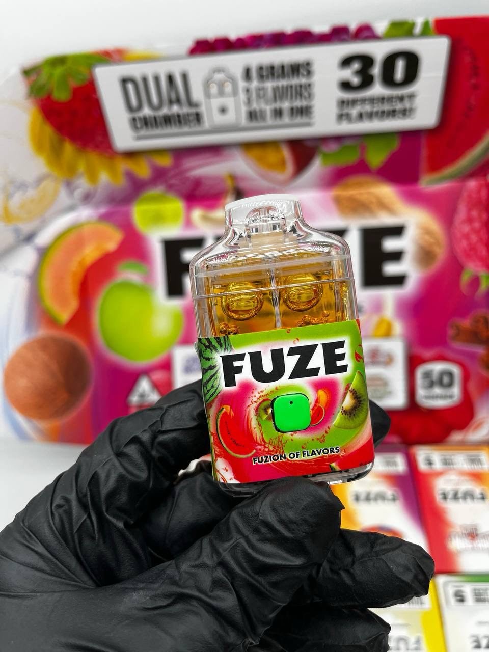 JPEG image 48CF BD9C A4 0 1 Fuze 4G Disposable – 3 FLAVORS ALL IN ONE - Image 2