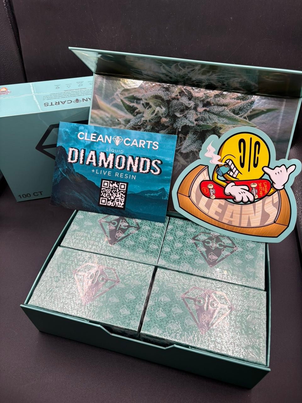 image 1032 1 CLEAN CARTS 2G DISPOSABLE TIFFANY BLUE EDITION – LIQUID DIAMONDS + LIVE RESIN - Image 4