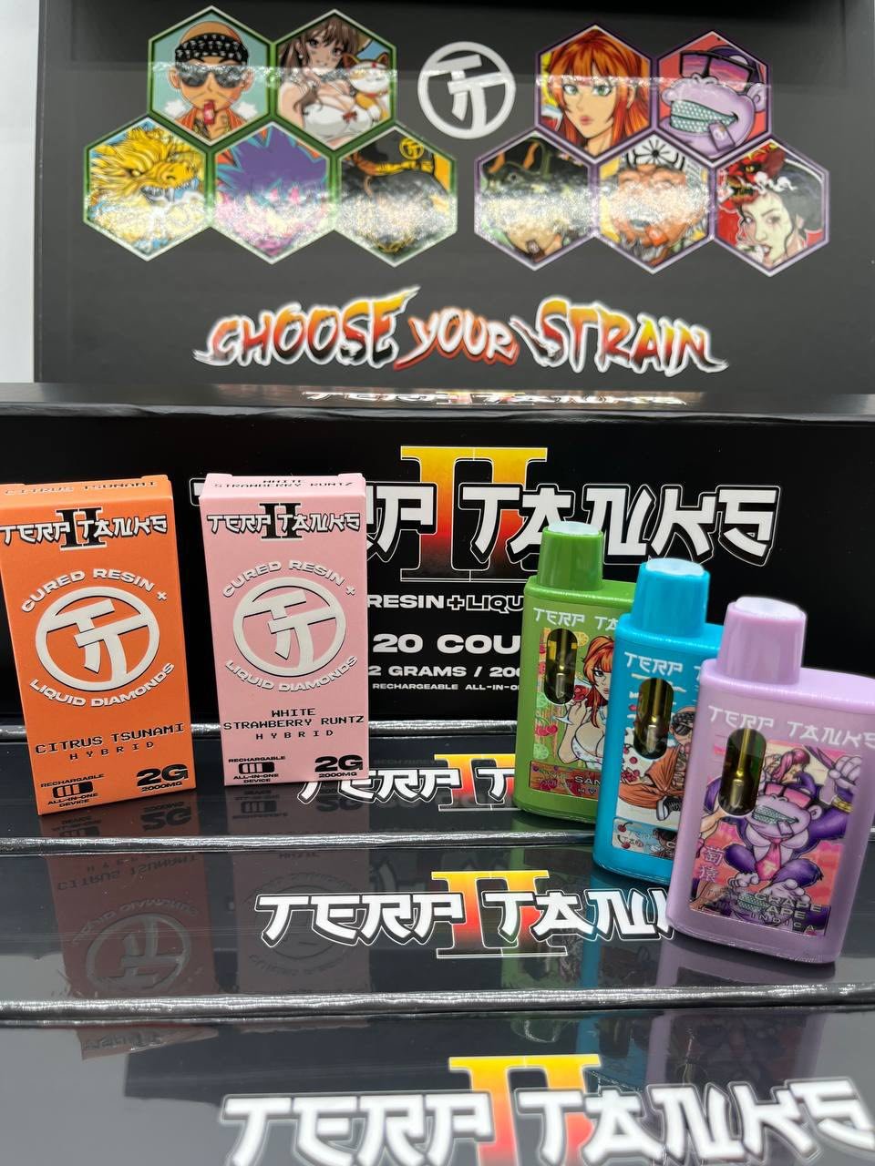 image 1084 1 TERP TANK V2 DISPOSABLE 2G – CURED RESIN + LIQUID DIAMONDS