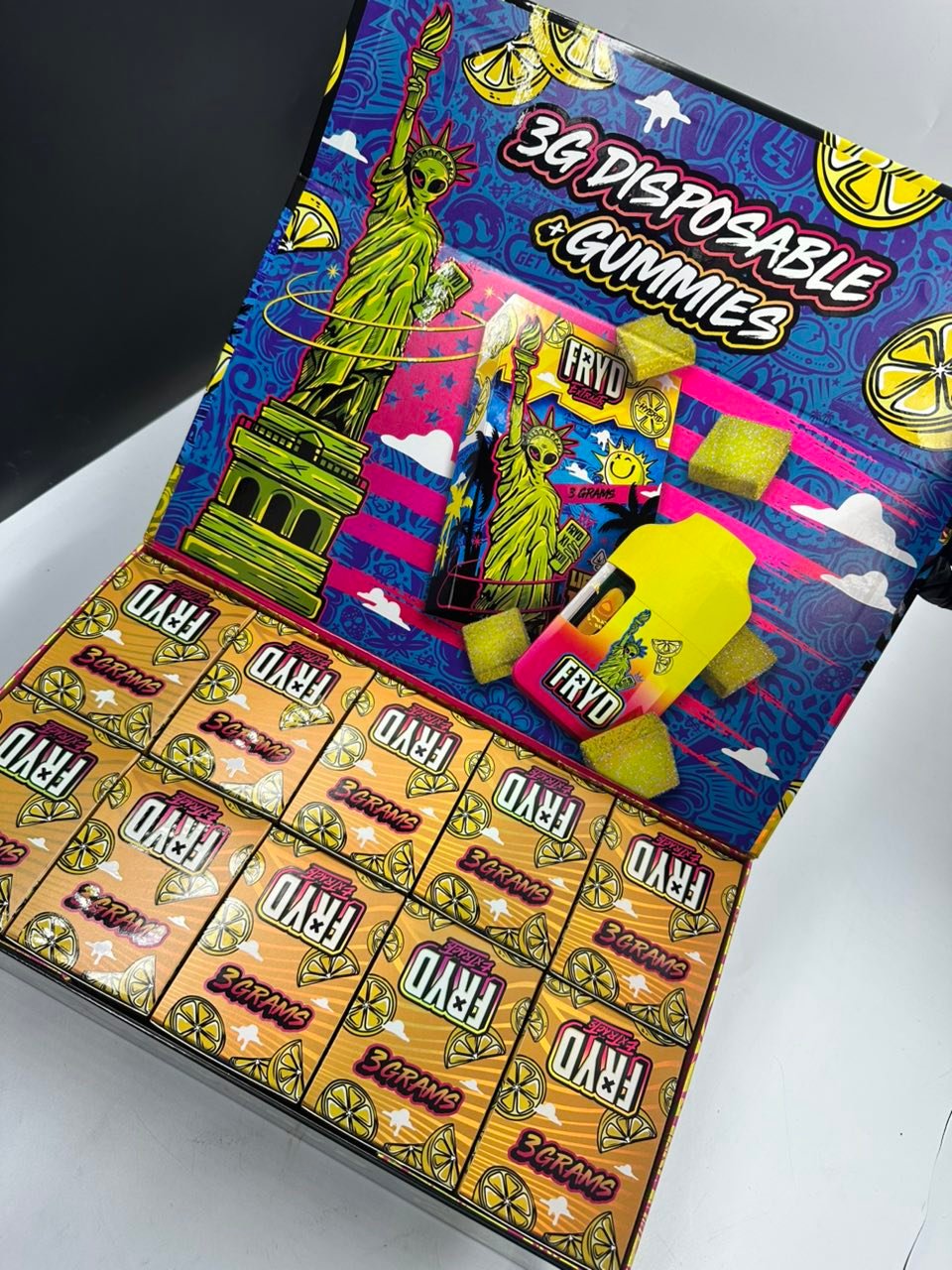 image 1280 1 FRYD LIBERTY TWISTED TEA 3G DISPOSABLE + GUMMIES – LIQUID BATTER + LIVE RESIN (LIMITED EDITION FLAVOR) - Image 3