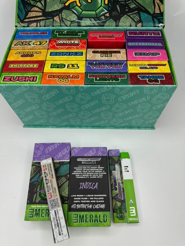 image 1428 1 EMERALD 1G DISPOSABLE – LIVE RESIN + LIQUID DIAMOND - Image 3