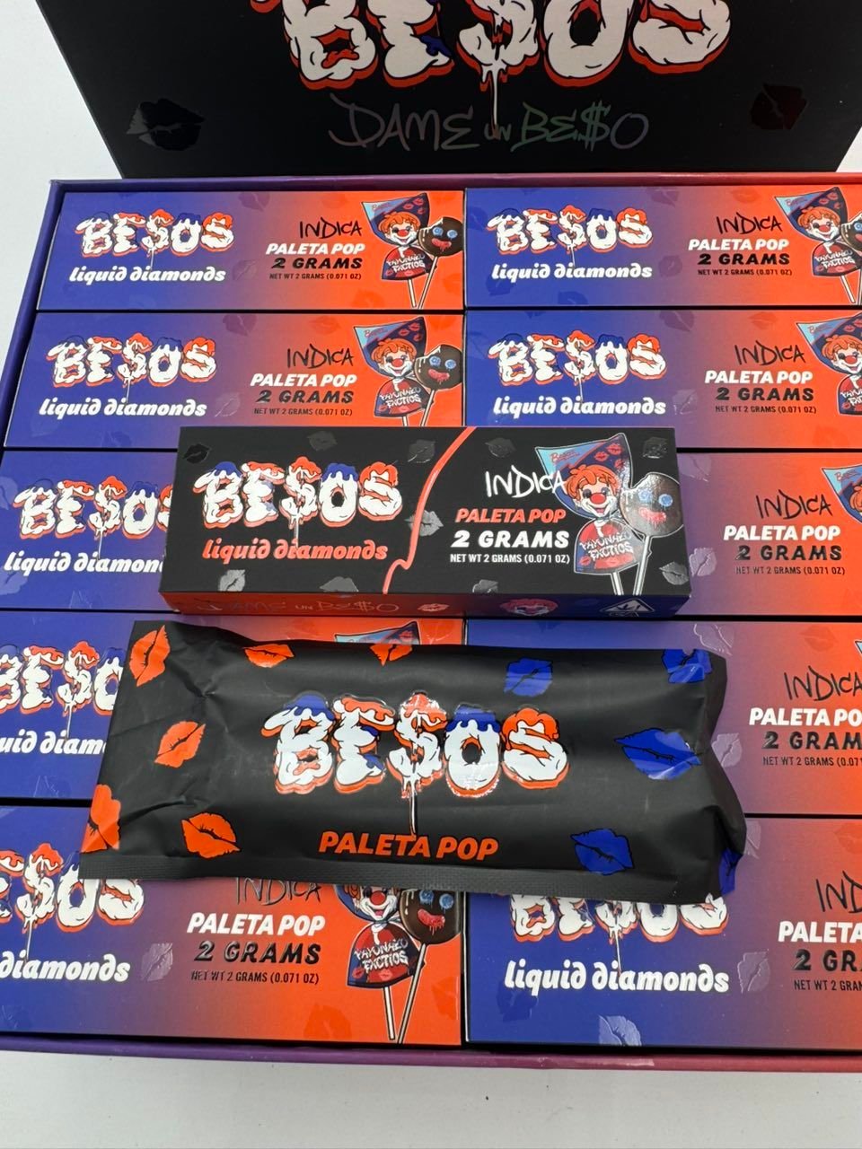 image 2299 1 BESOS PALETA POP 2G DISPOSABLE – LIQUID DIAMONDS - Image 2