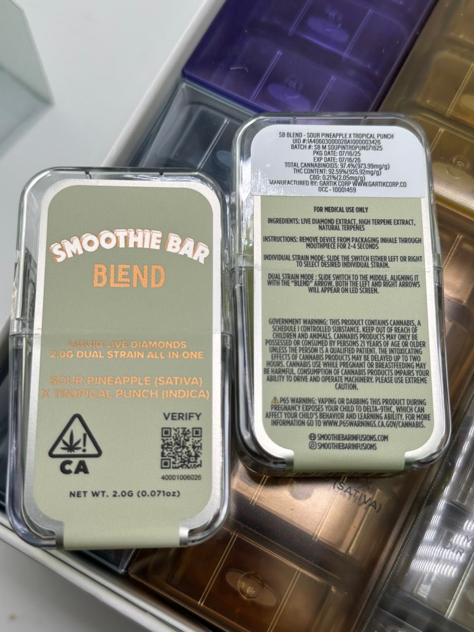 image 2326 1 SMOOTHIE BAR BLEND 2G DISPOSABLE – LIQUID LIVE DIAMONDS - Image 2