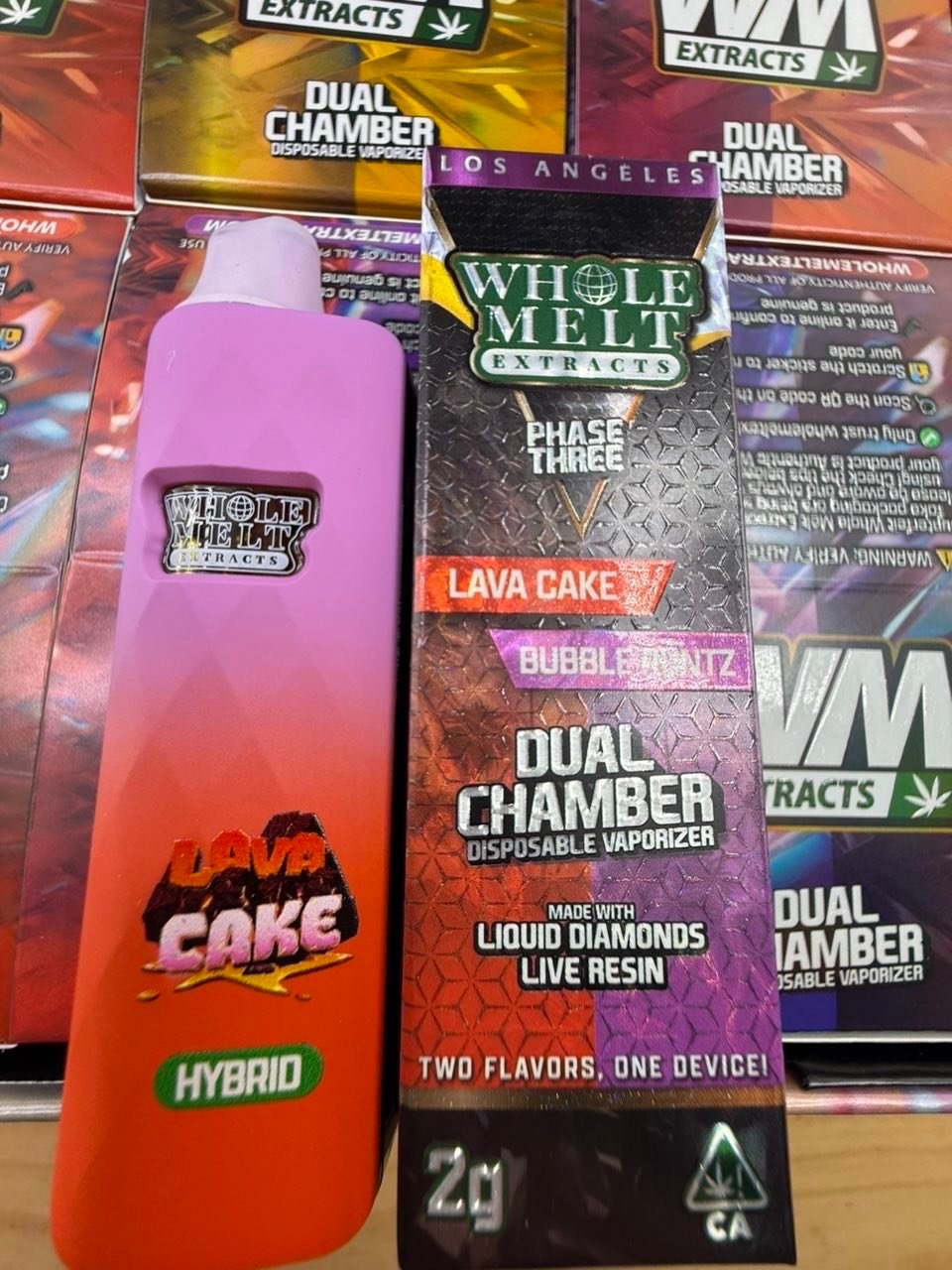 image 2365 1 WHOLE MELT DUAL CHAMBER PHASE THREE DISPOSABLE 2G – LIQUID DIAMONDS LIVE RESIN
